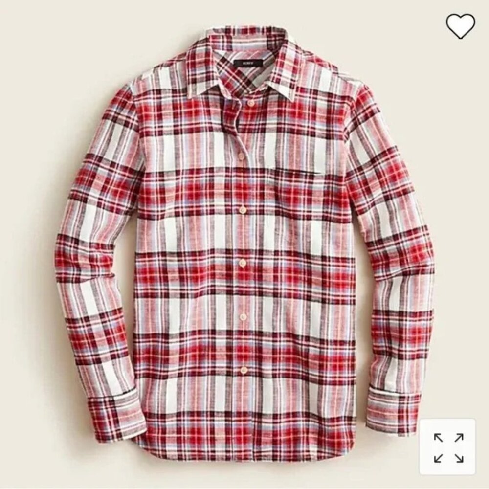 Classic-Fit Flannel Shirt in Vintage Plaid